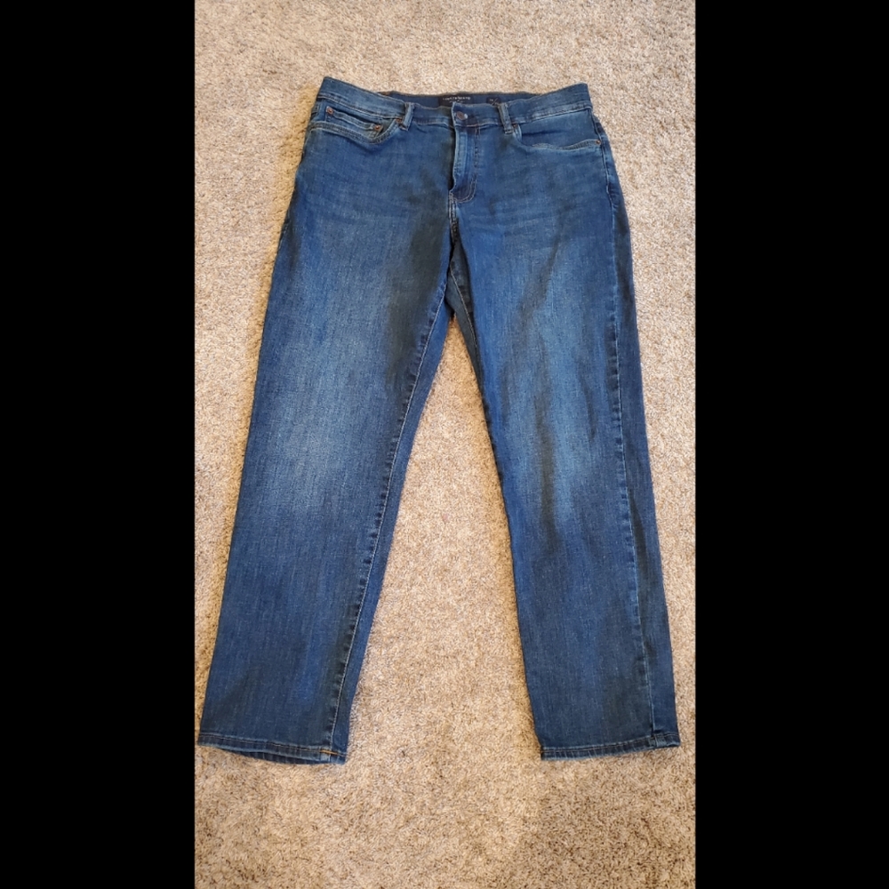 Men's Lucky Brand Jeans Size 34 x 30 Labeled 412 Athletic Slim EUC